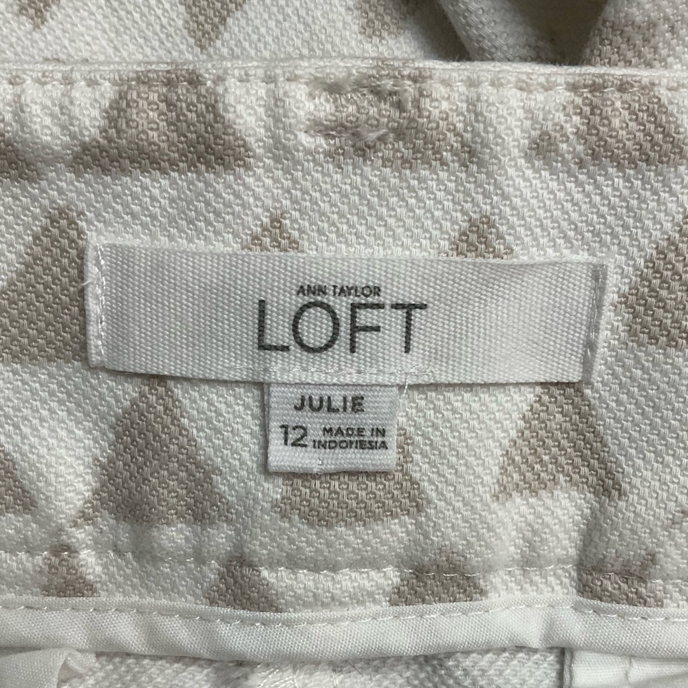 Ann Taylor LOFT Women’s The Riviera Pant Julie Fit Size 12 Capri - Picture 3 of 7